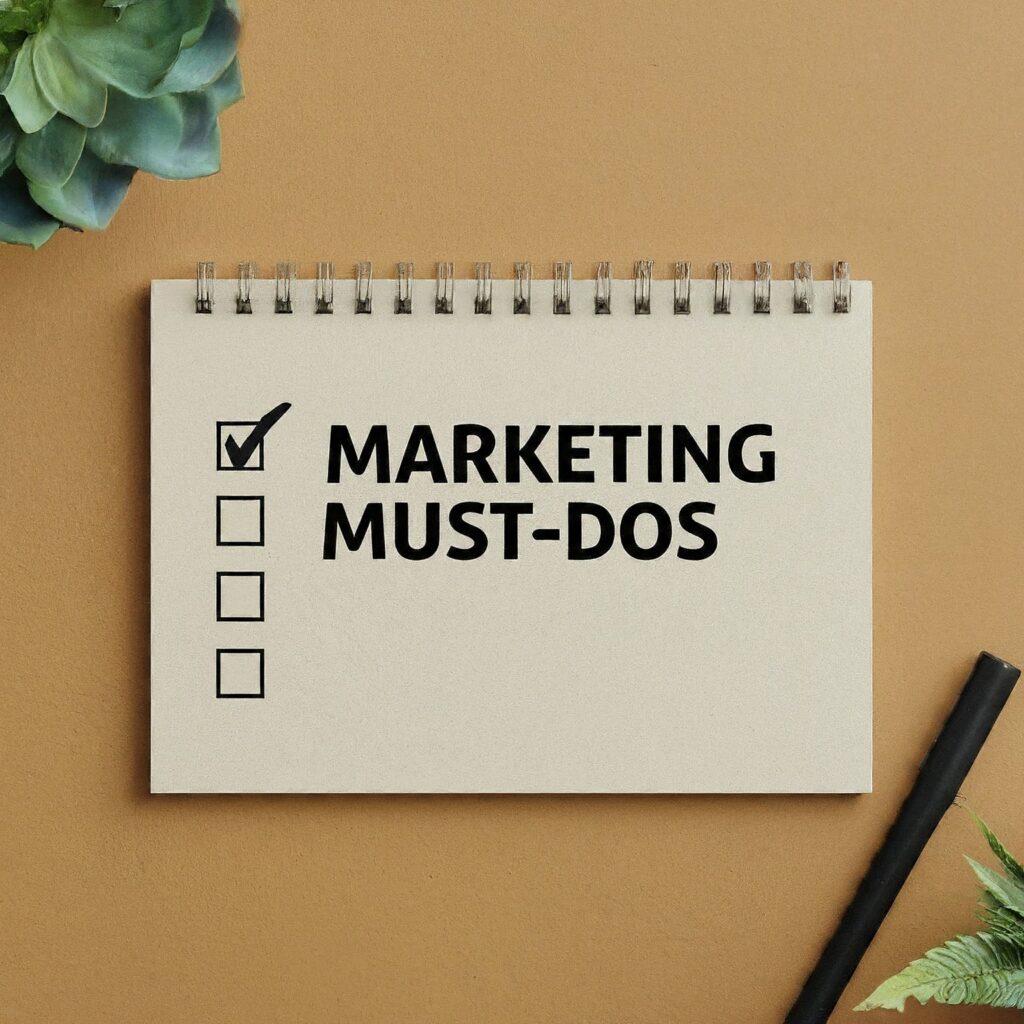 Marketing List of 10 things to do