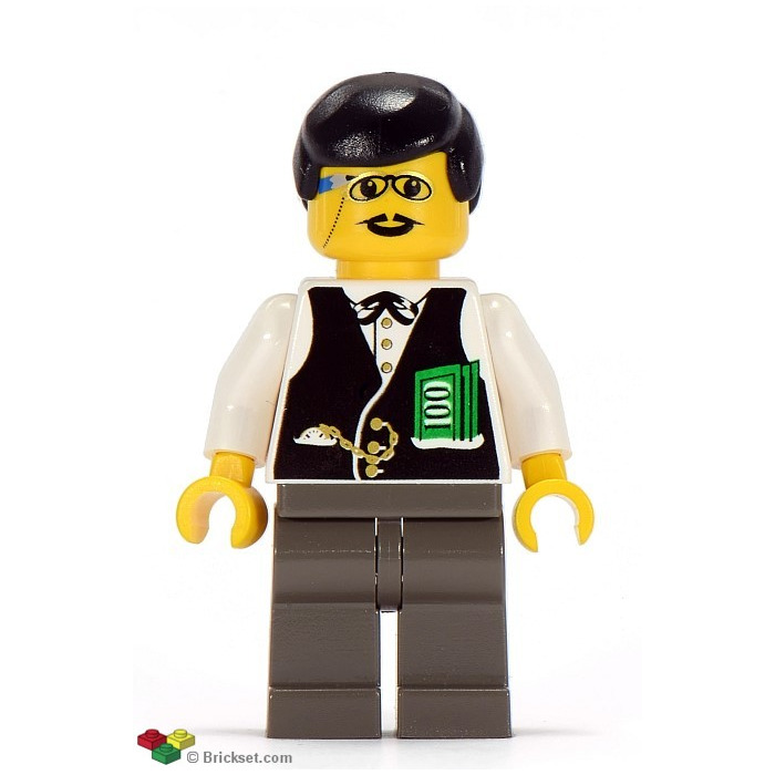 lego banker minifigure 182627